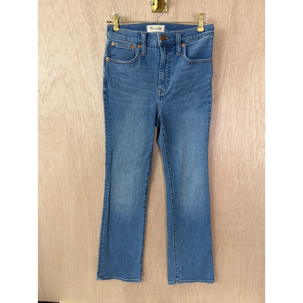 Madewell Cali Demi-Boot High Rise Jeans Blue Size 25 Cotton Denim